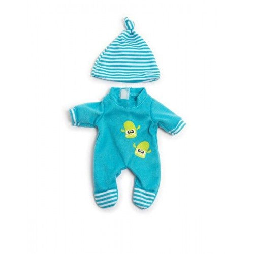 Dolls Clothes - Bodysuit 21cm Blue with cap