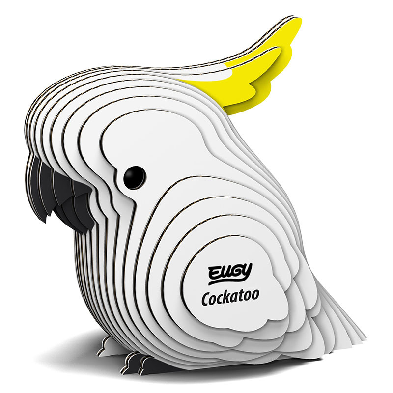 3D Cardboard Model Kit - Cockatoo