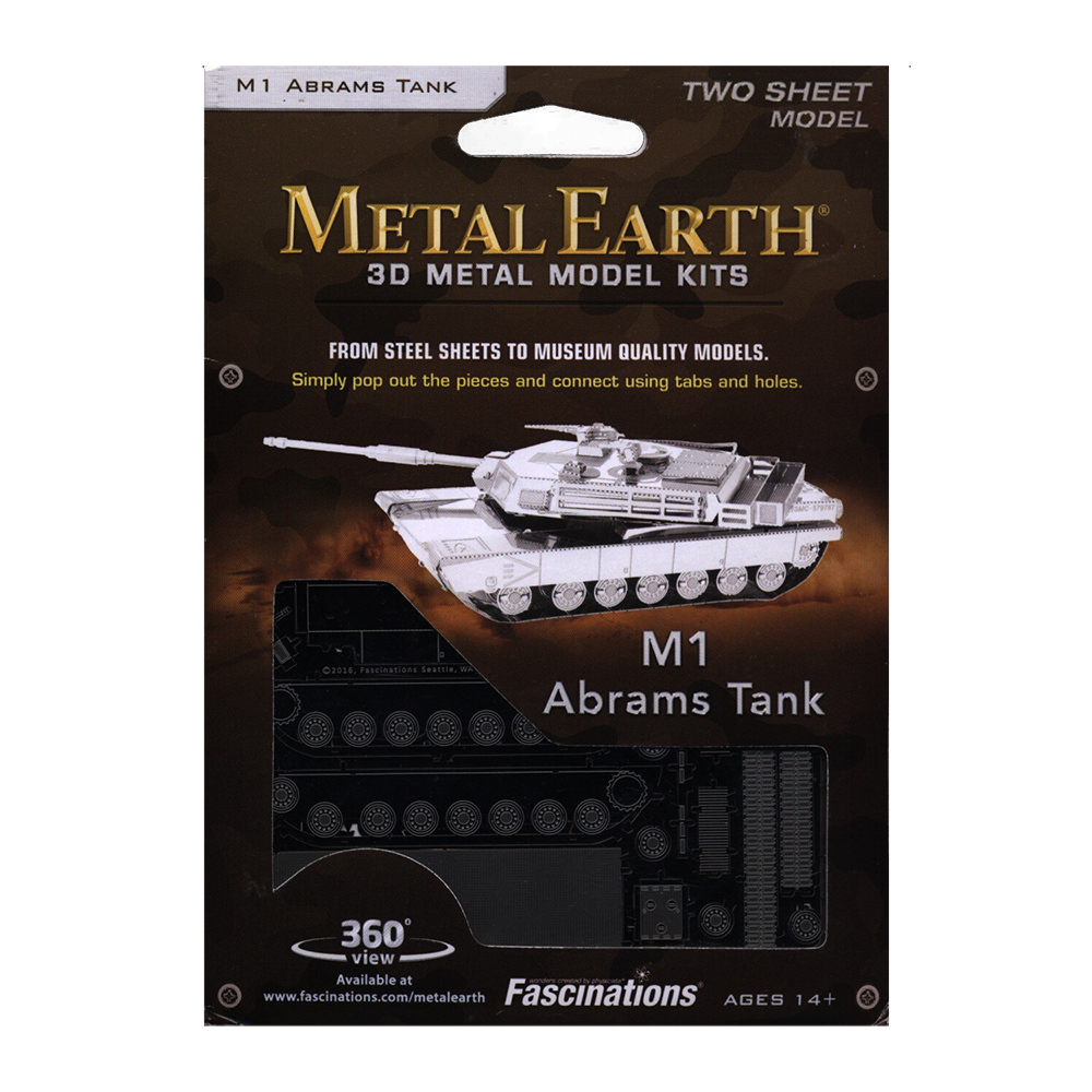 Metal Earth Model Kit - M1 Abrams Tank