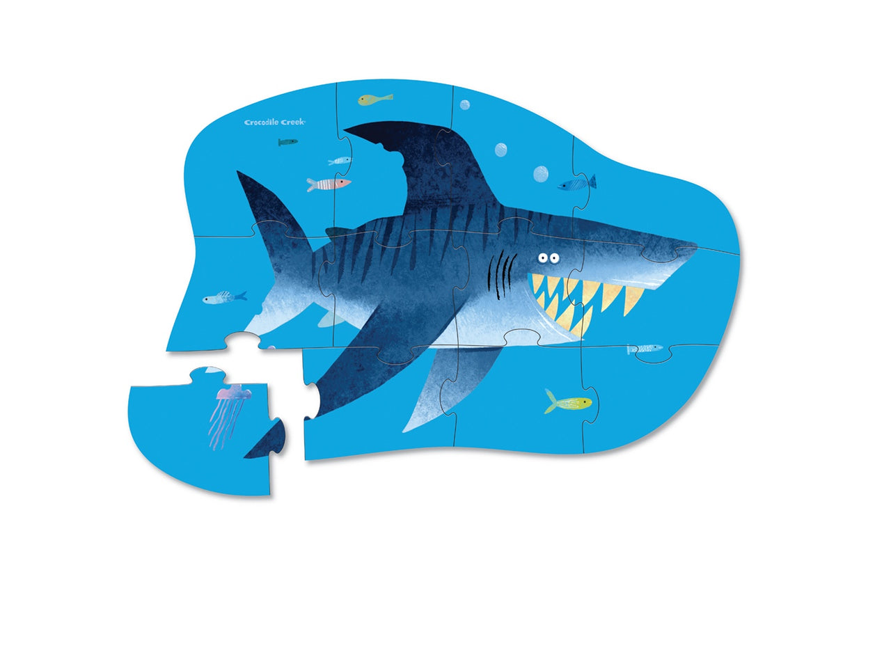 12 pc Mini Puzzle - Shark City