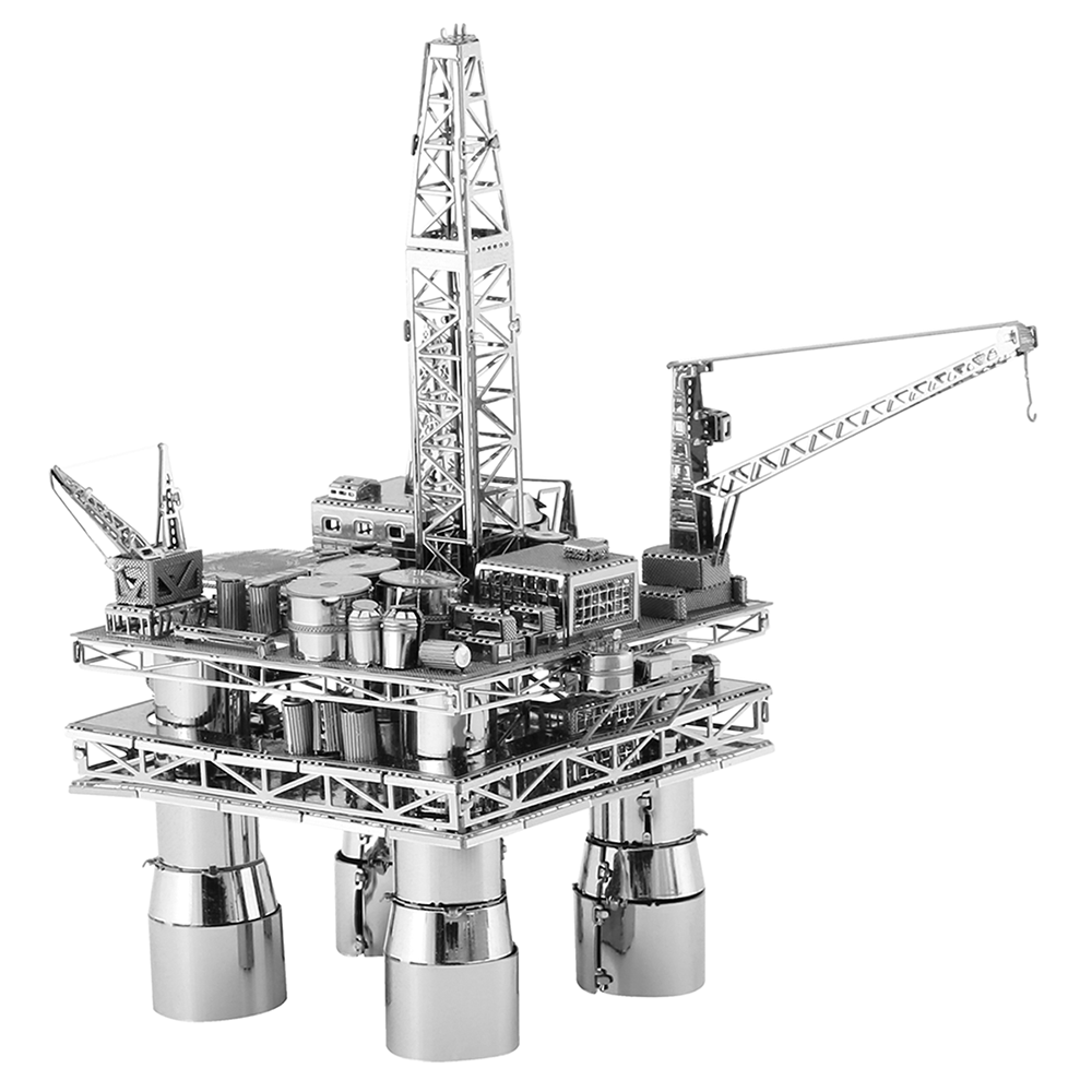 Metal Earth Model Kit - Offshore Oil Rig & Oil Tanker