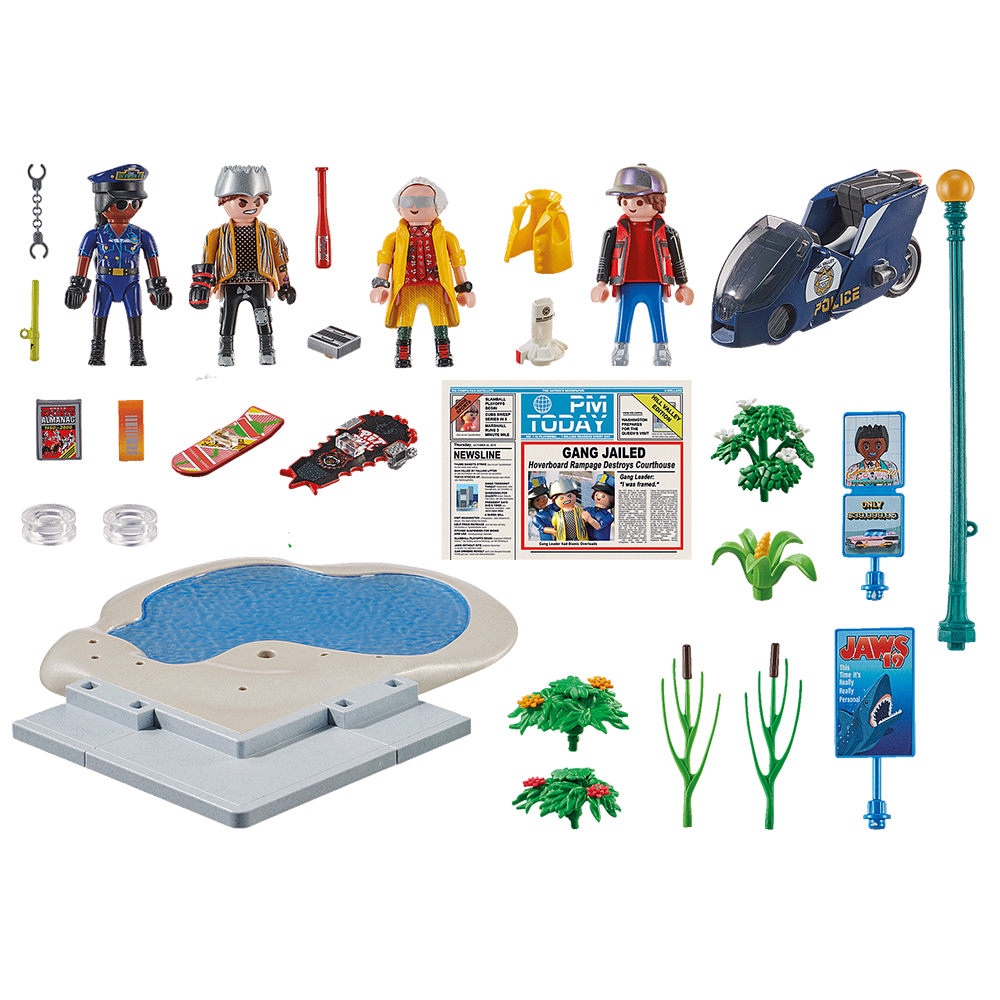 Playmobil Back to the Future Part II Hoverboard Chase 70634