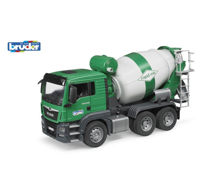 MAN TGS Cement mixer truck - Green