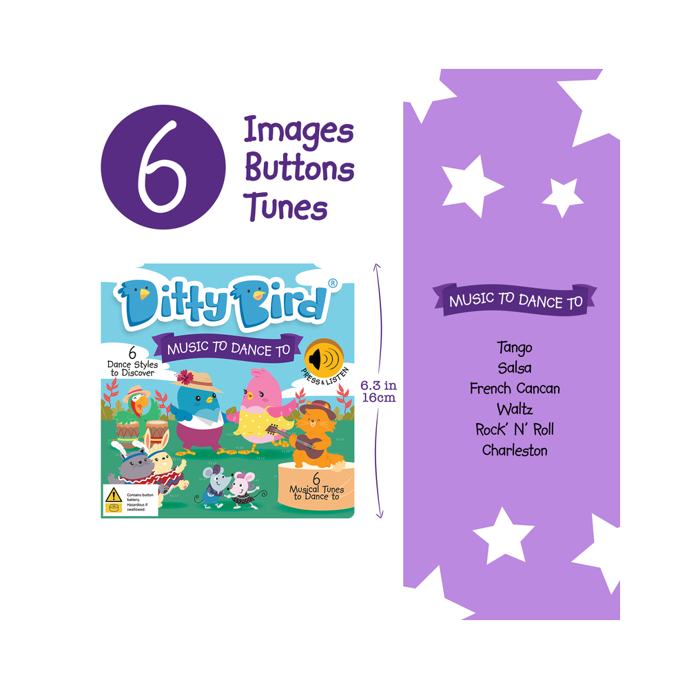 Ditty Bird Book - Music To Dance To