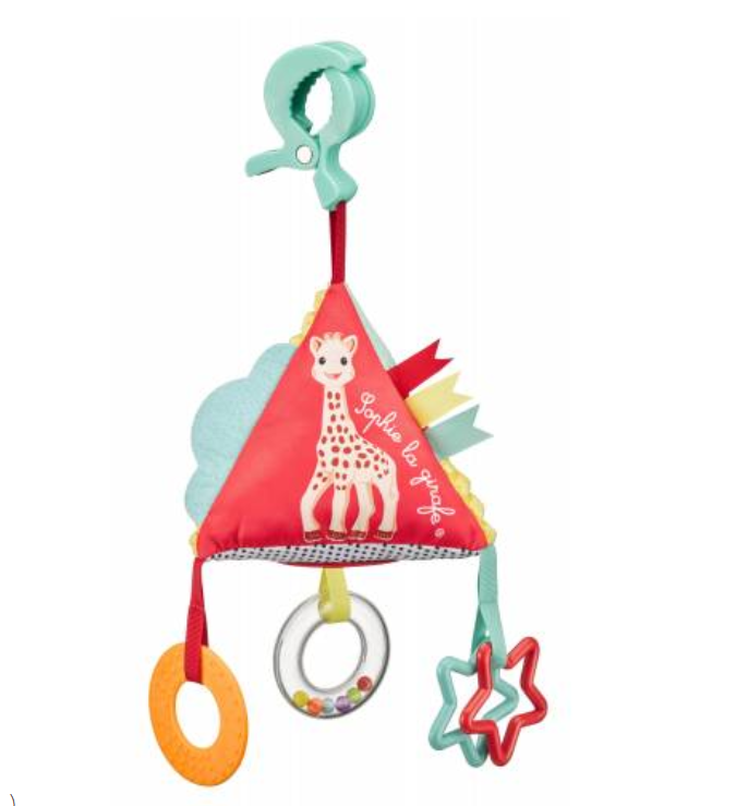 Sophie Giraffe Tri Activities Pram Toy