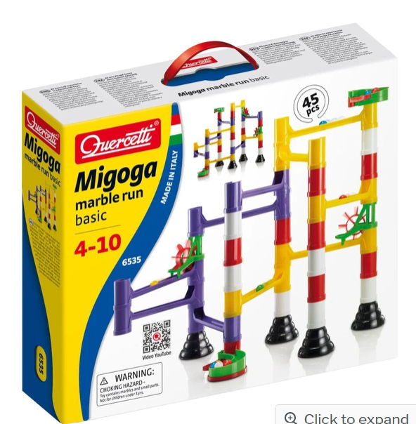 Migoga Marble Run Starter Set (45 pcs)