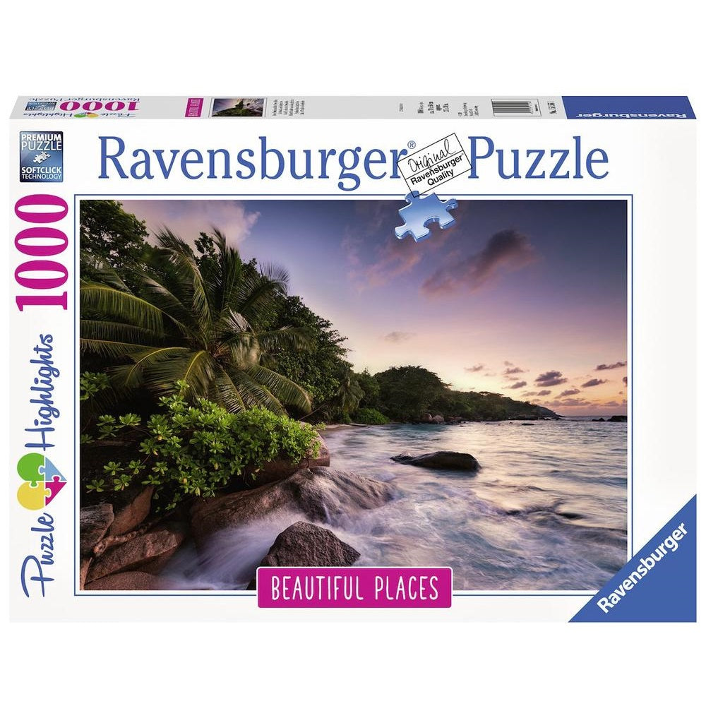 1000 pc Puzzle - Praslin Island, Seychelles