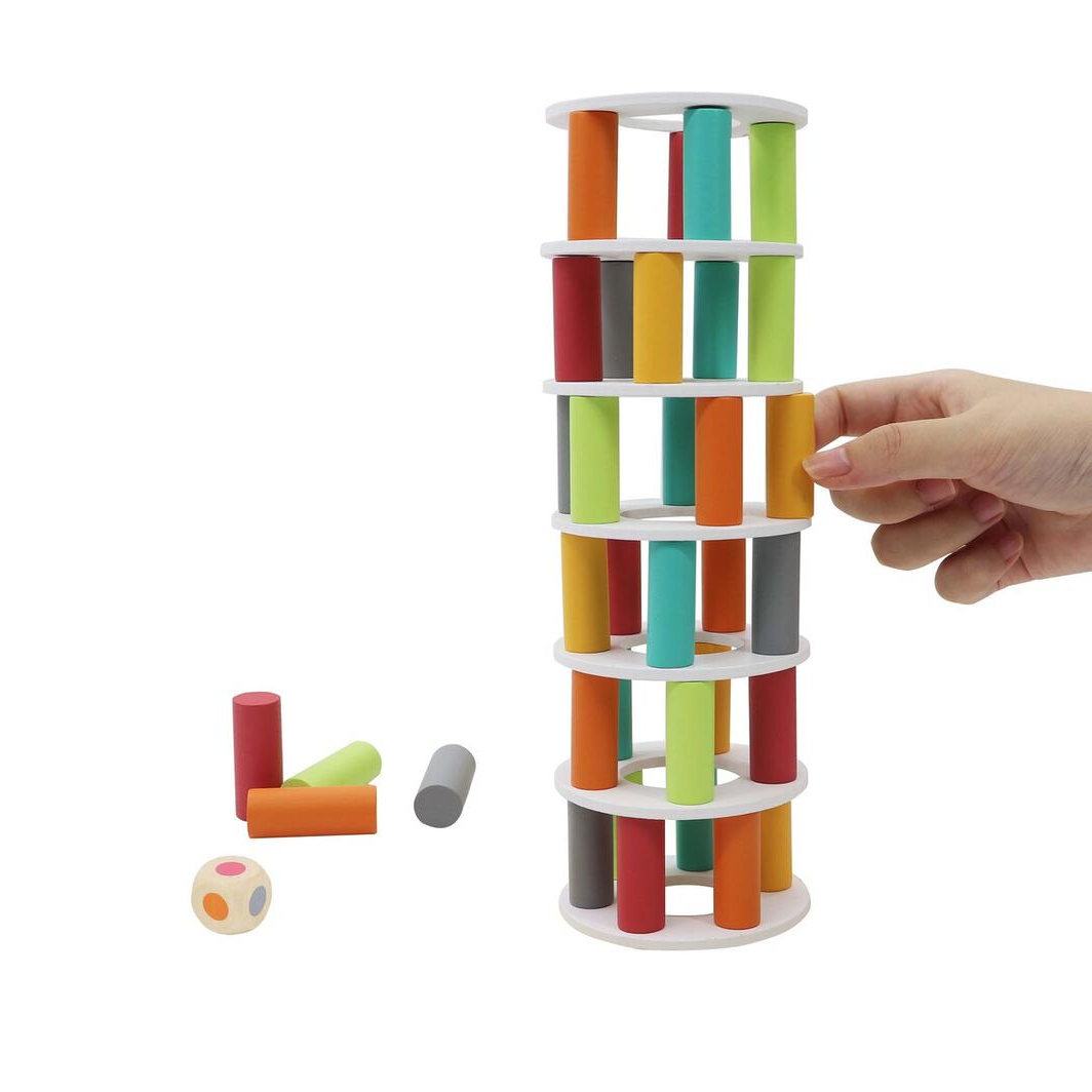 Pisa Tower Stacking Game