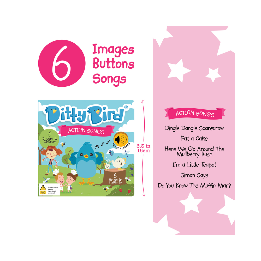 Ditty Bird Book - Action Songs