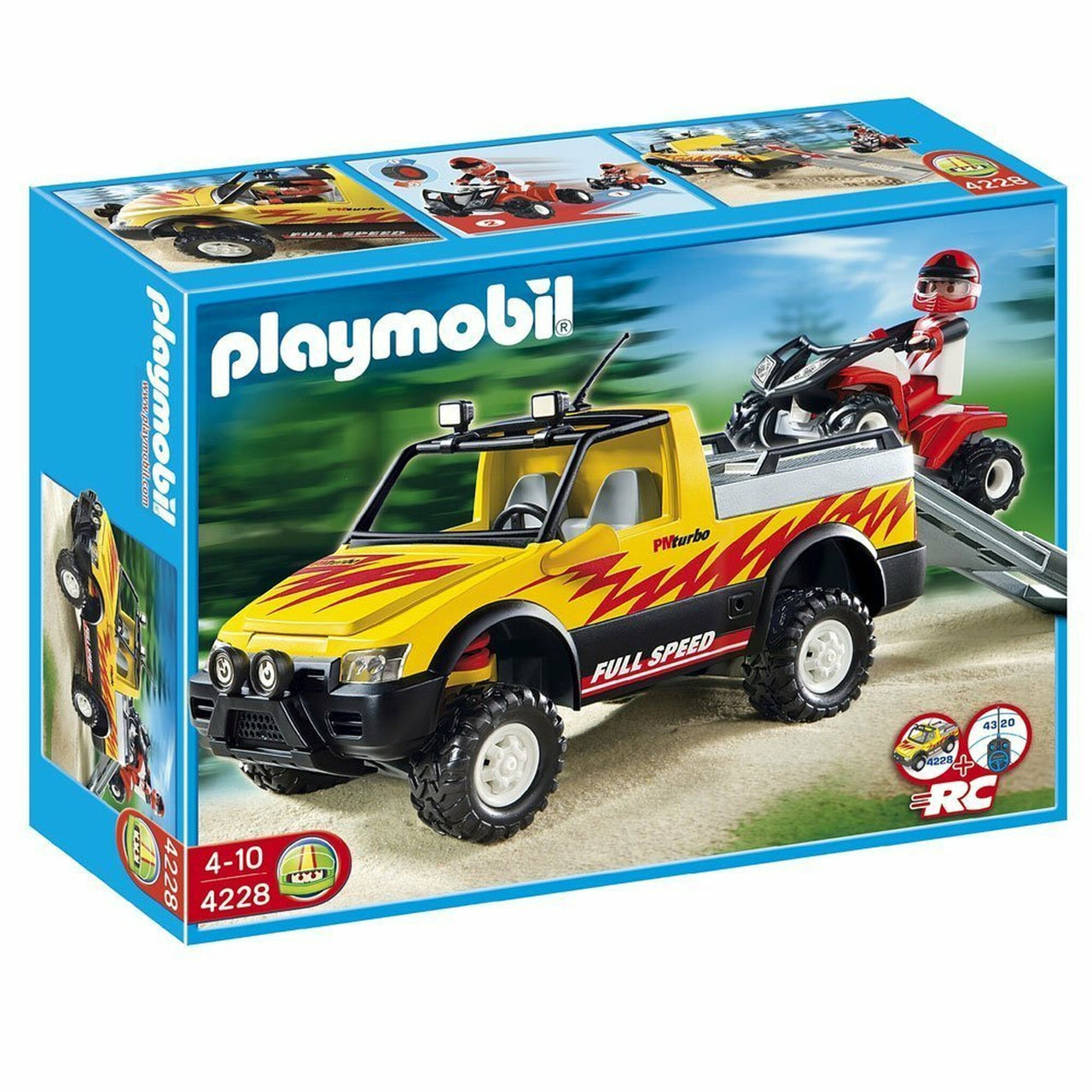 City Life - 4WD with Racing Quad Bike 4228