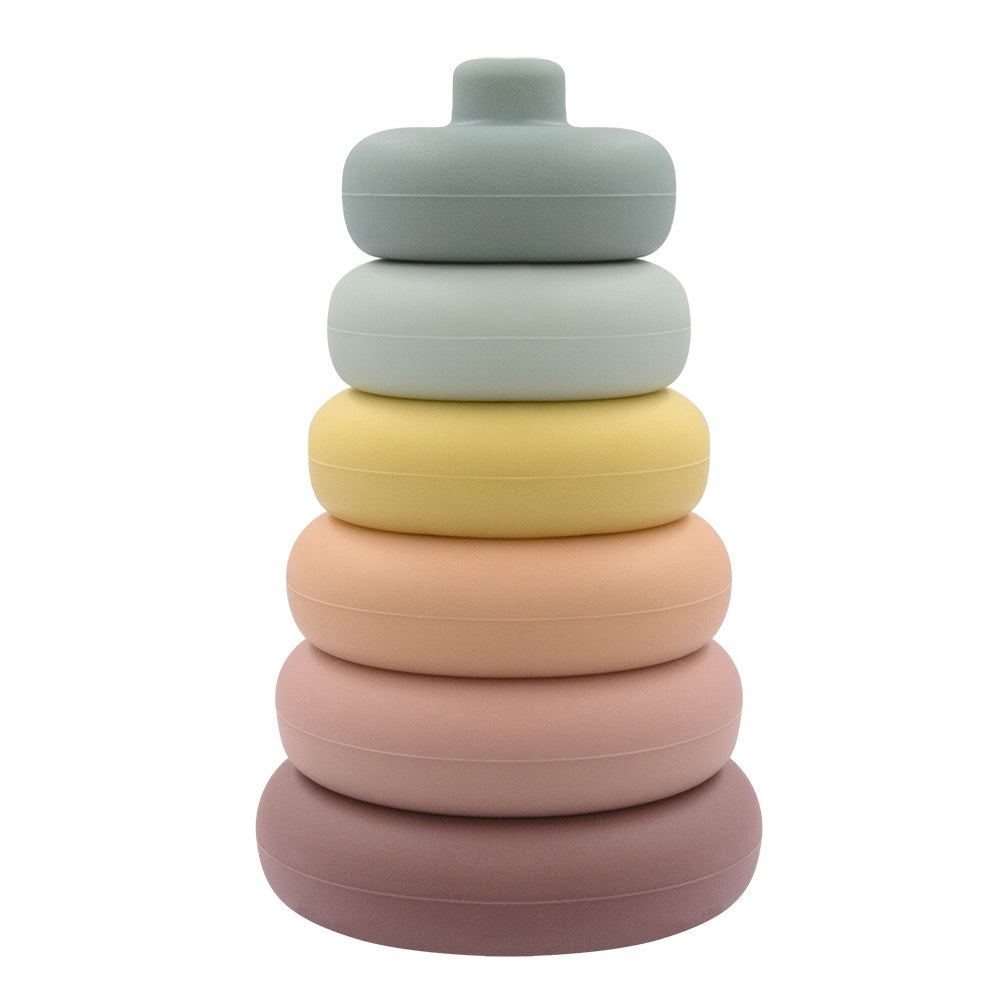 Silicone Stacking Tower - assorted