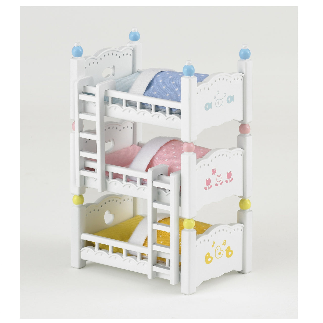 Triple Bunk Beds - White