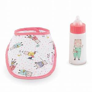 Bib and Magic Milk Bottle - Doll Accessories Set