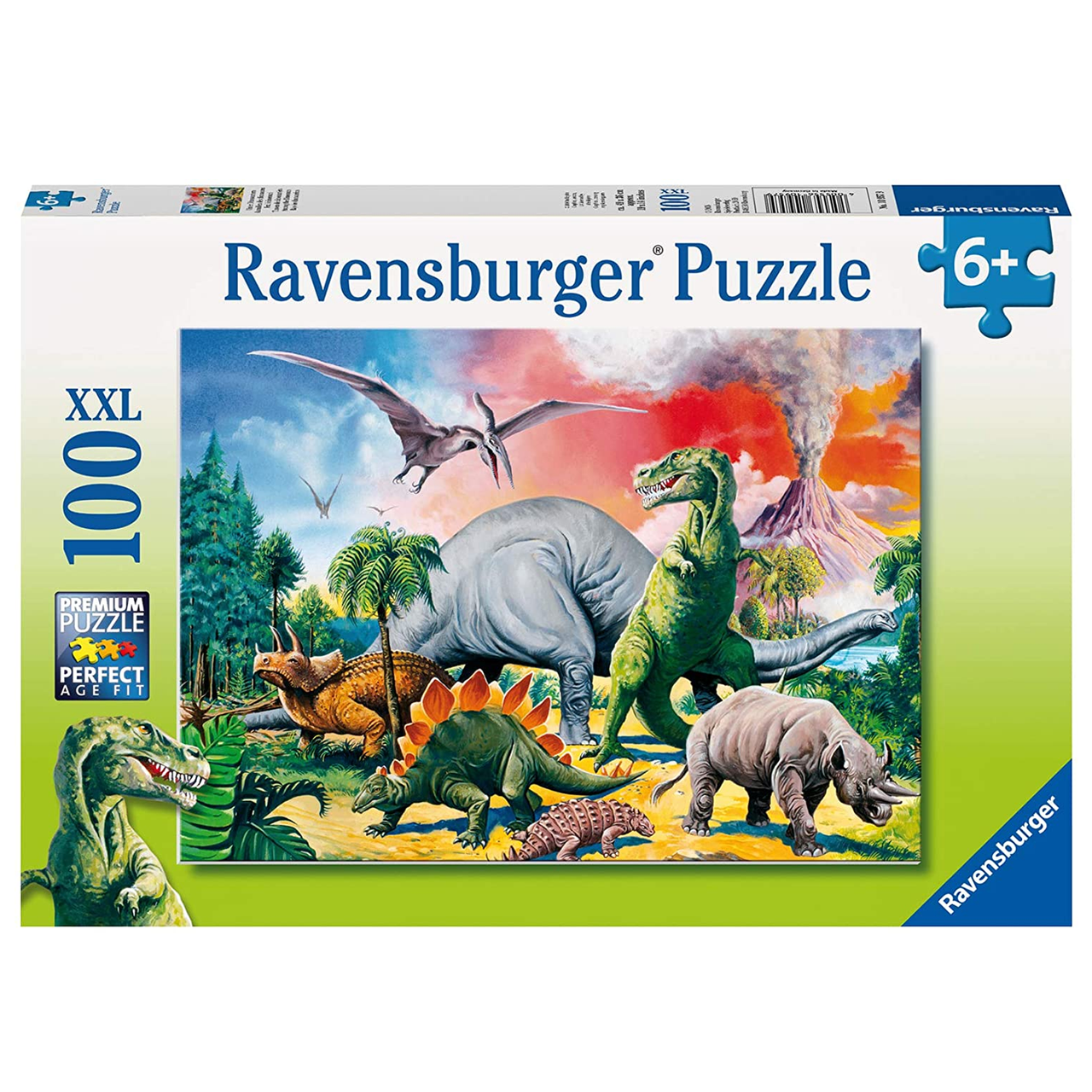 100 pc Puzzle - Among the Dinosaurs