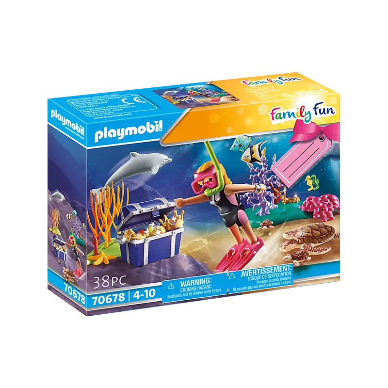 Playmobil Family Fun - Treasure Diver Gift Set 70678