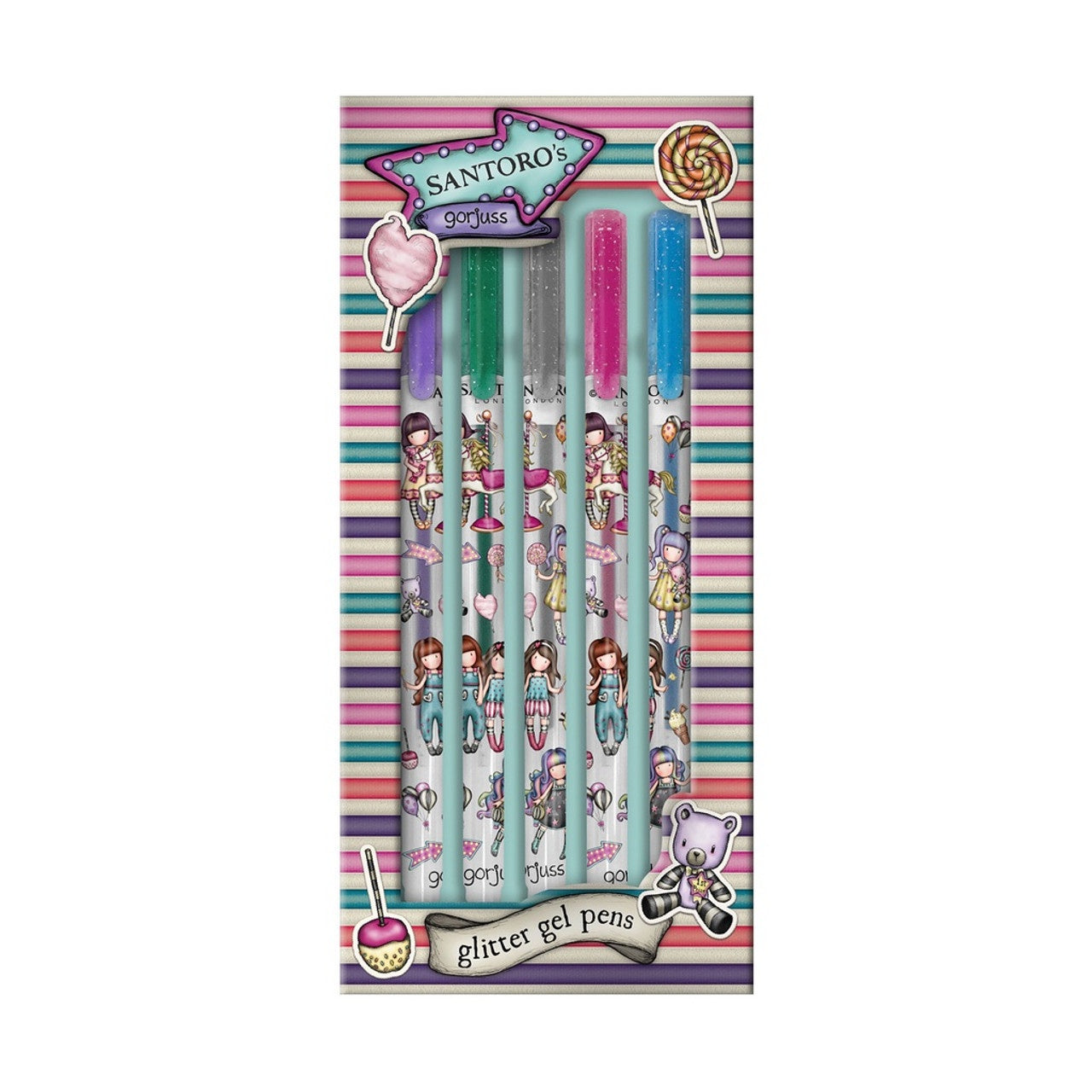 Gorjuss Set of 5 Gel Pens