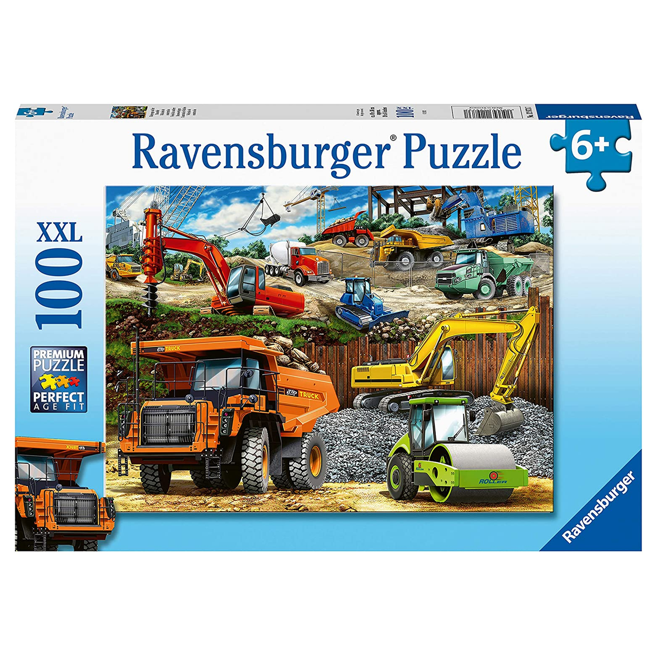 100 pc Puzzle - Construction Vehicles