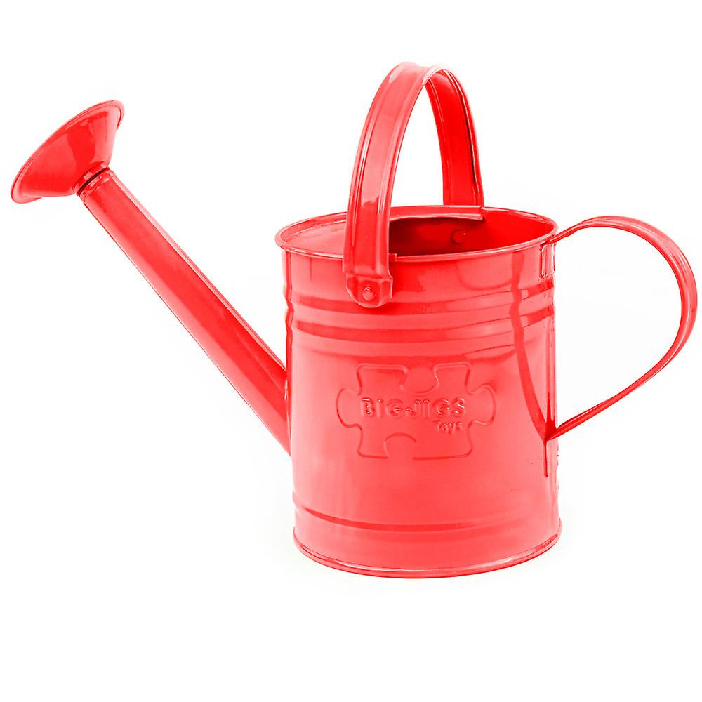 Red Metal Watering Can