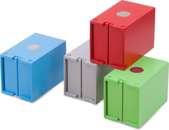 Set of 4 Containers for Cargo Ship
