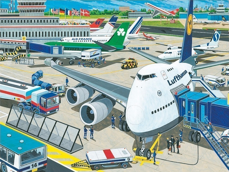 100 pc Puzzle - Airport