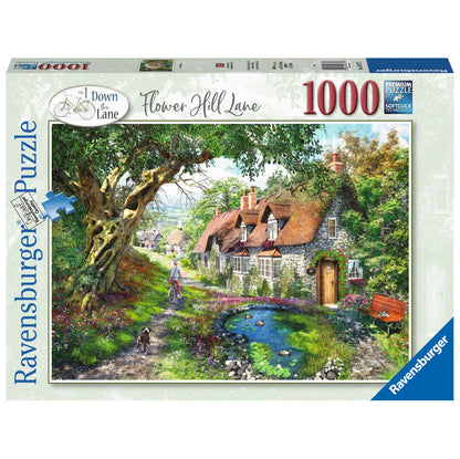 1000 pc Puzzle - Flower Hill Lane