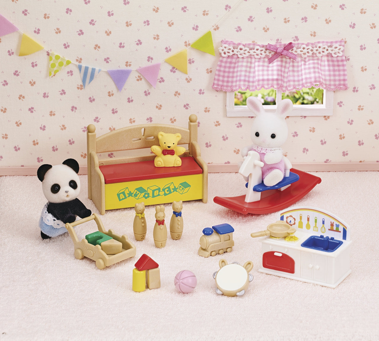 Baby's Toy Box - Snow Rabbit & Panda Babies