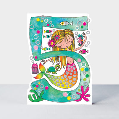Star Jumps Age Birthday Card - Pink