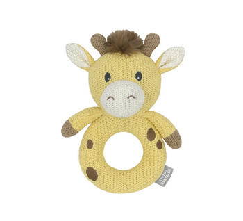 Knitted Ring Rattle - Assorted