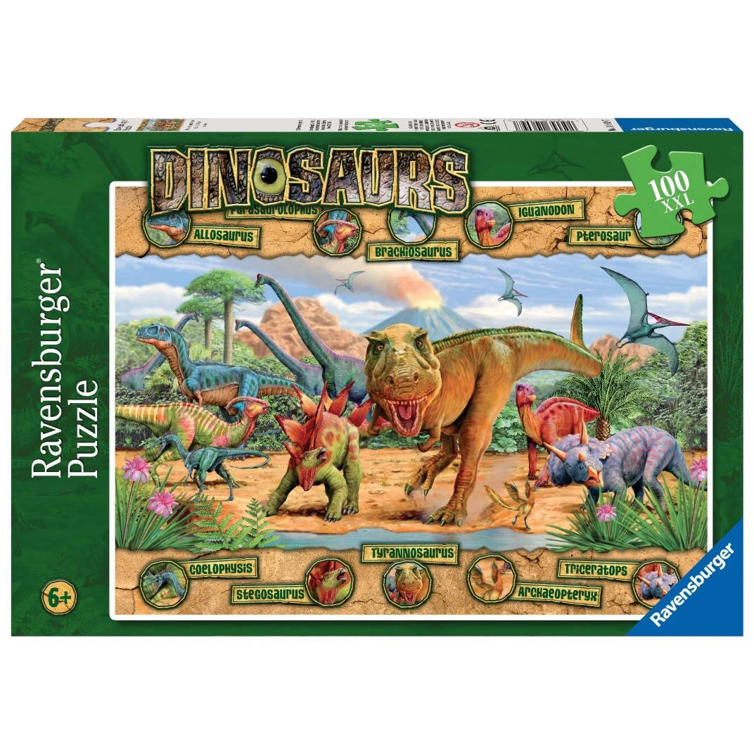 100 pc Puzzle - Dinosaurs