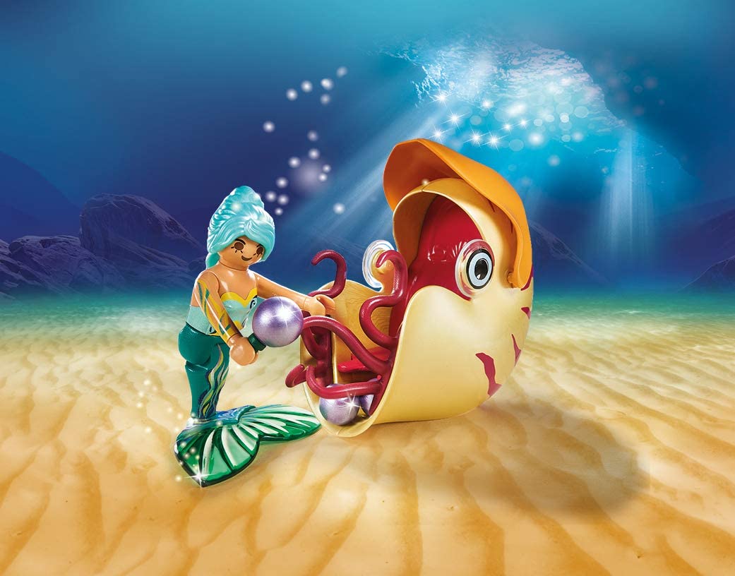 Magic - Mermaid with Sea Snail Gondola 70098