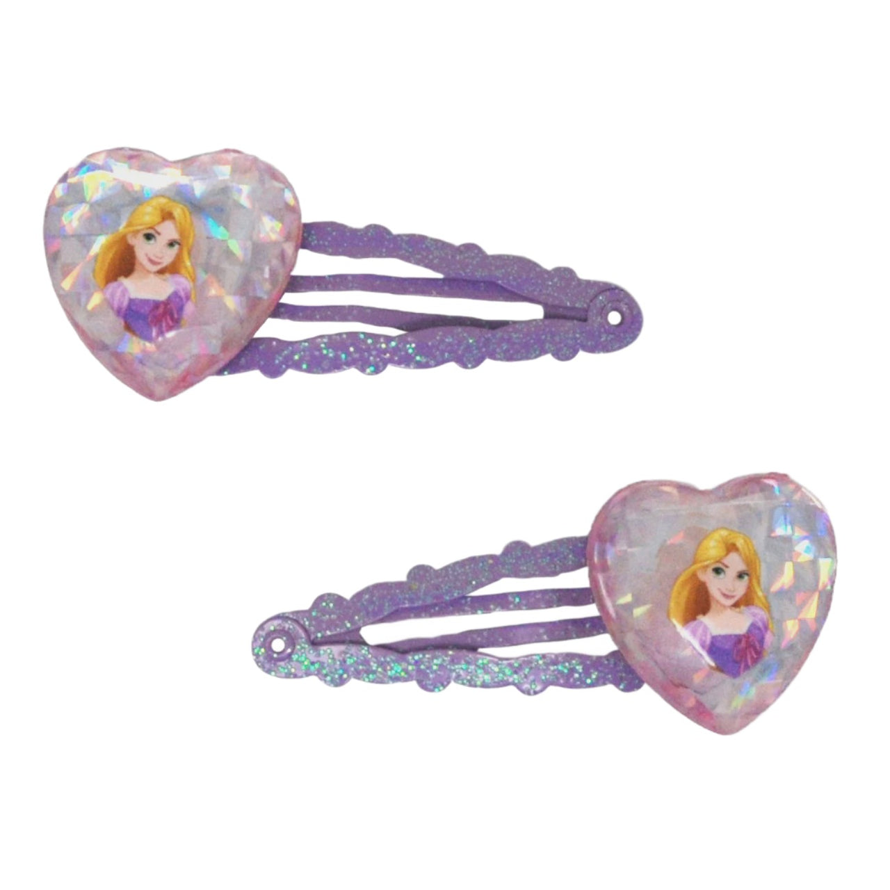 Disney Rapunzel Heart Gem Snap Clips