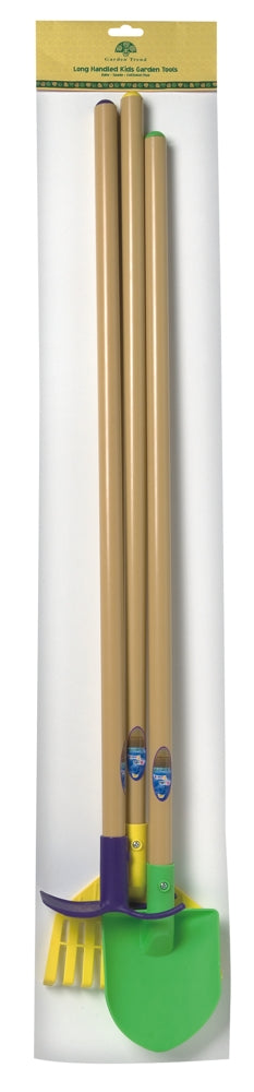 Long Handled Kids Garden Tools - 3pc