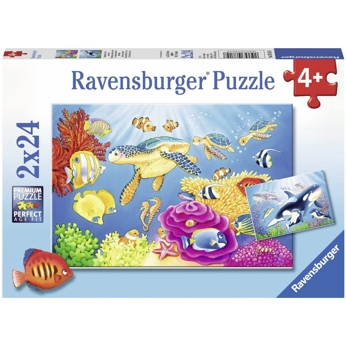 2 x 24 pc Puzzle - Colourful Underwater World