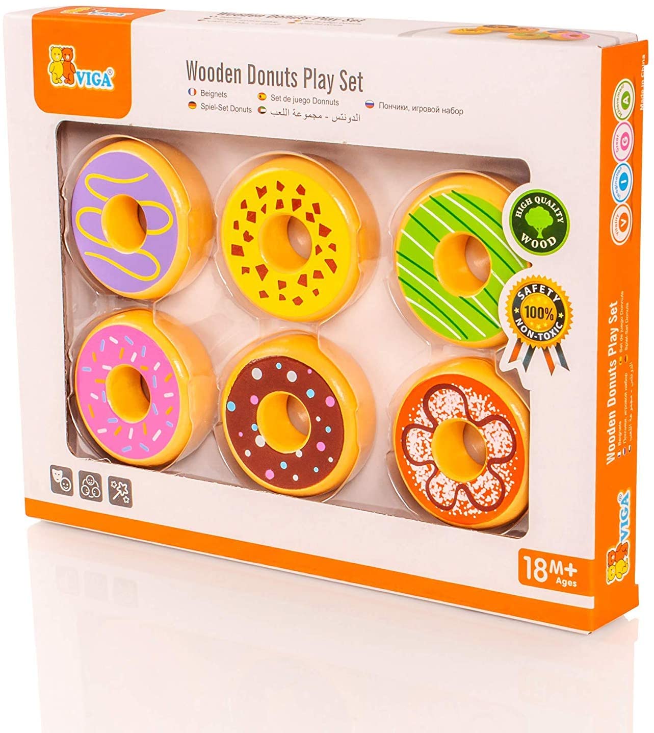 Wooden Donuts Play Set
