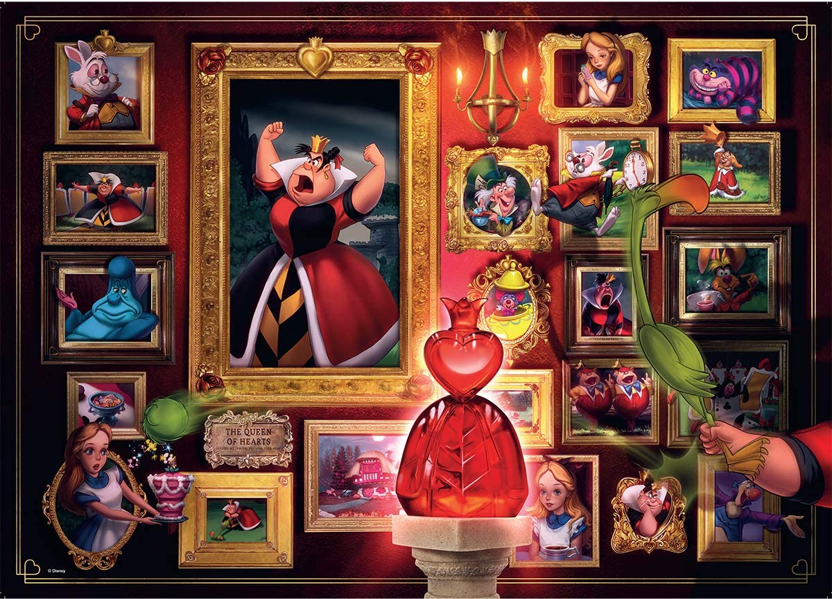 1000 pc Puzzle - Villainous Queen of Hearts