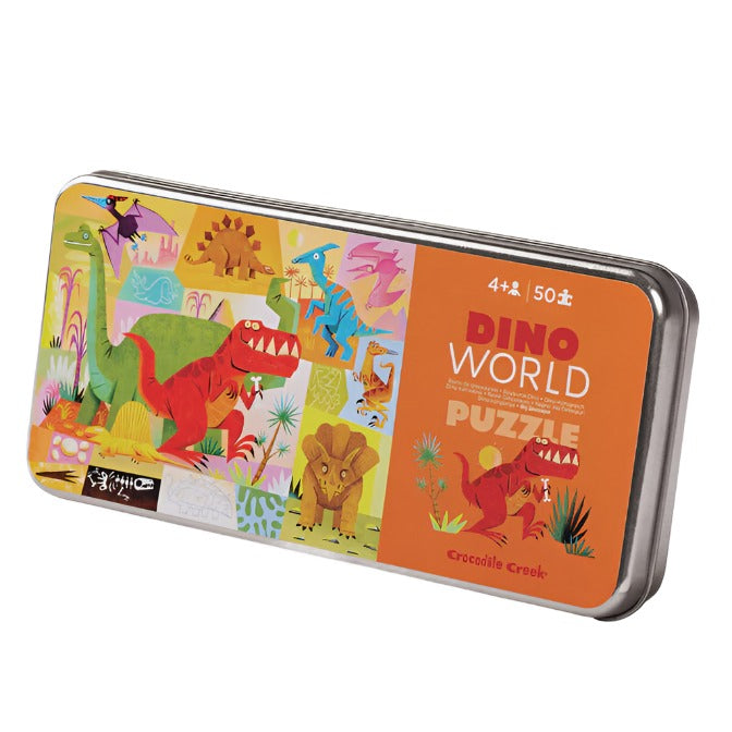 50 pc Tin Puzzle - Dino World