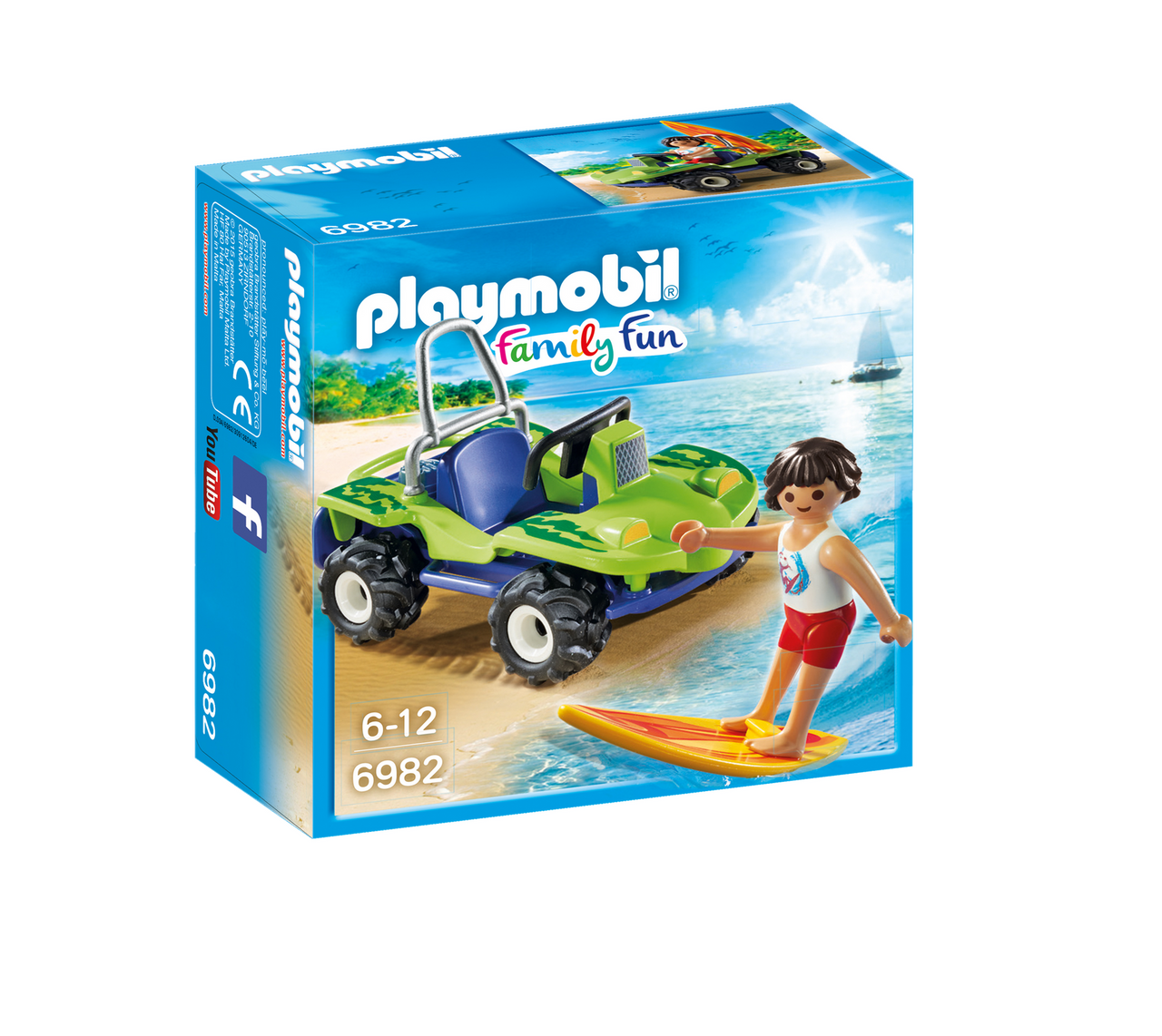 Family Fun - Surfer with Beach Quad 6982