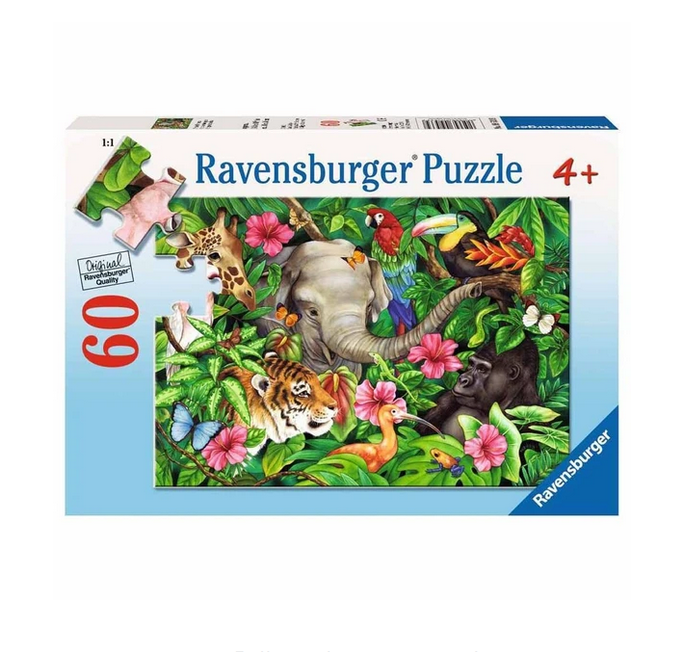 60 pc Puzzle - Tropical Friends