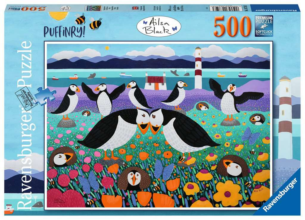 500 pc Puzzle - Puffinry