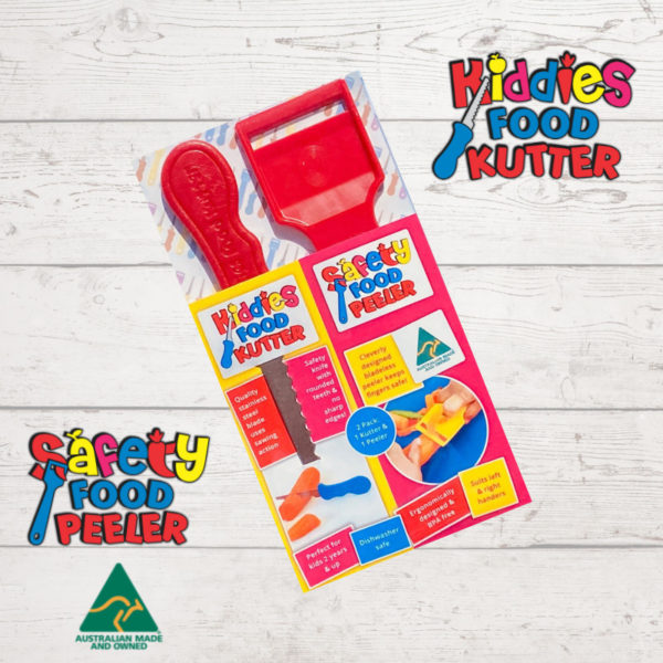 Kiddies Safety Food Kutter & Peeler Twin Pack
