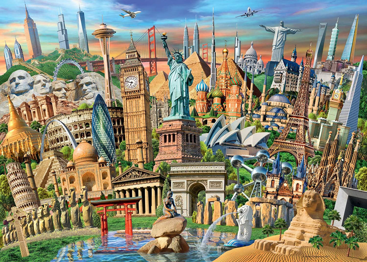 1000 pc Puzzle - World Landmarks