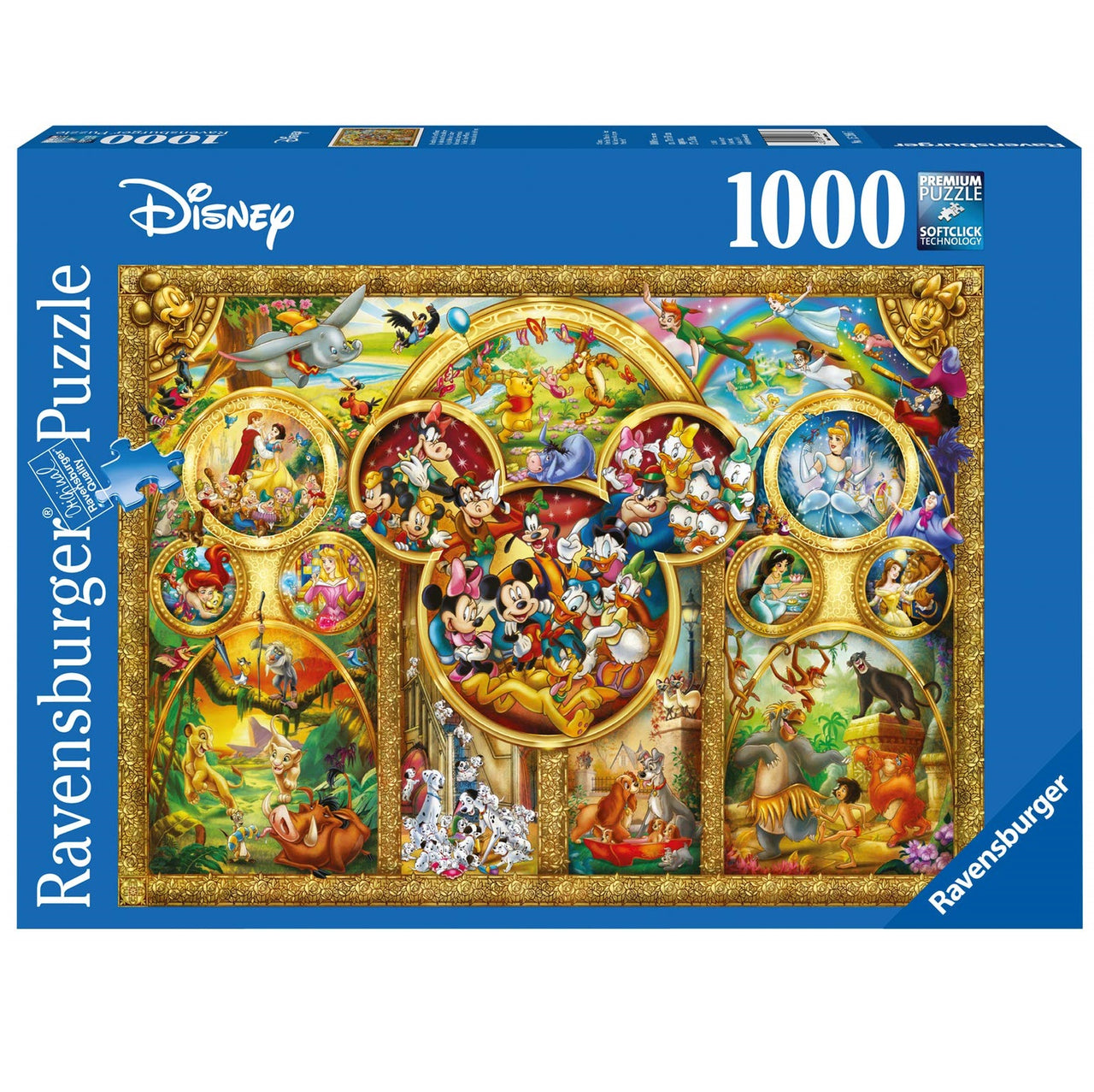 1000 pc Puzzle - Disney Best Themes