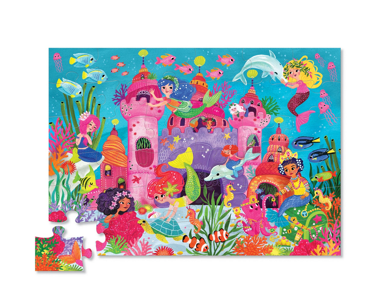 Classic Floor Puzzle 36 pc - Mermaid Palace