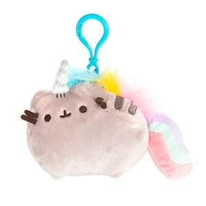 Pusheen Unicorn Plush Keychain