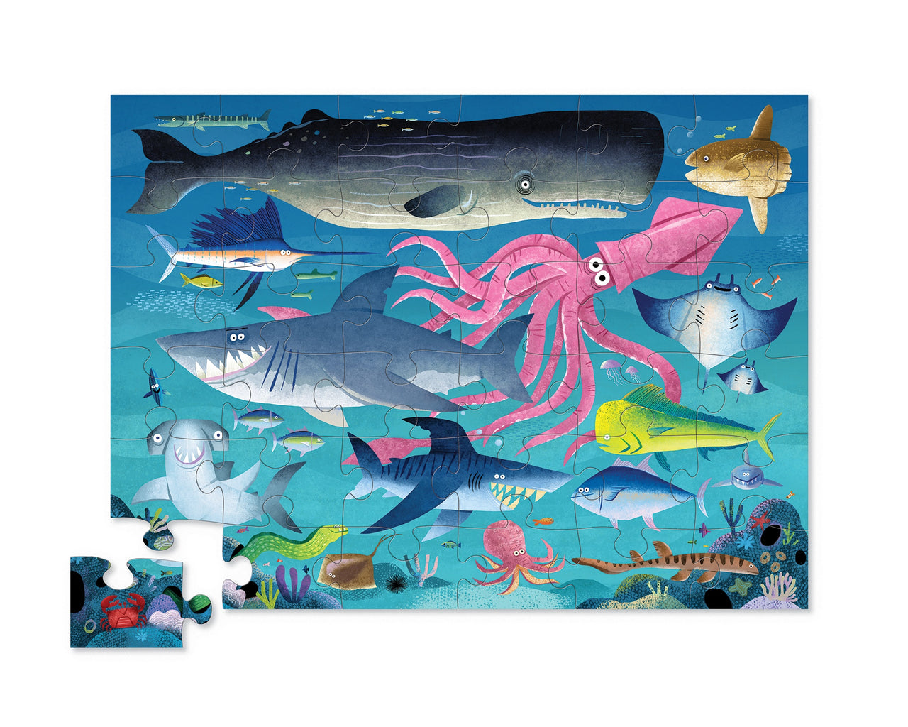 Classic Floor Puzzle 36 pc - Shark Reef