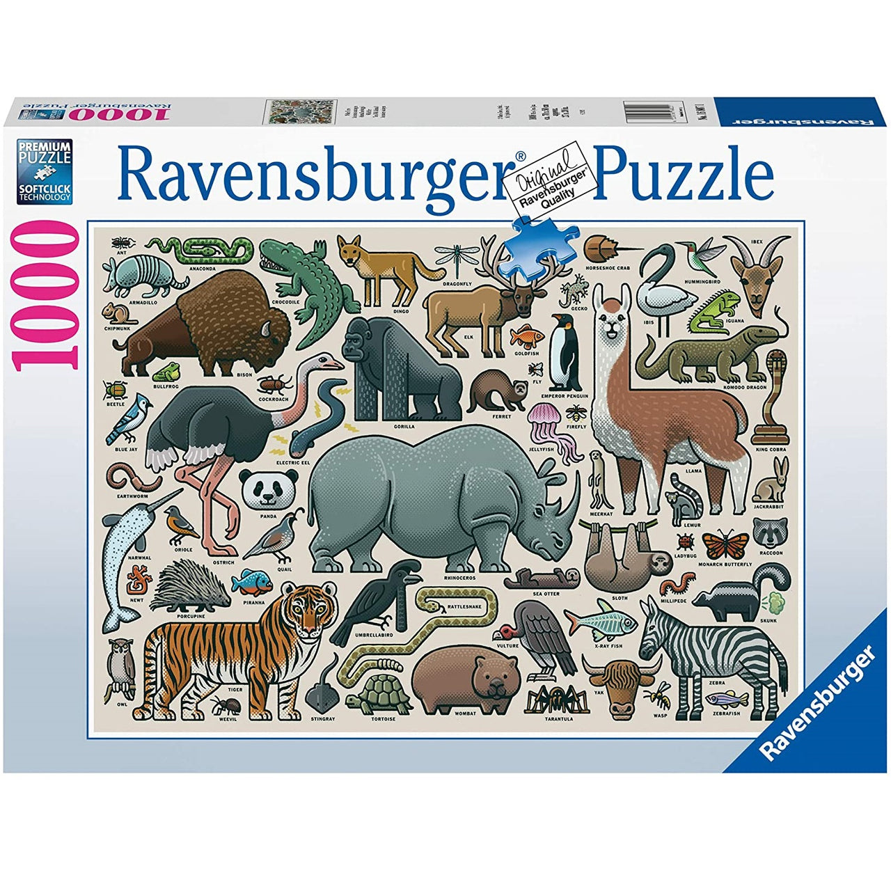 1000 pc Puzzle - You Wild Animal