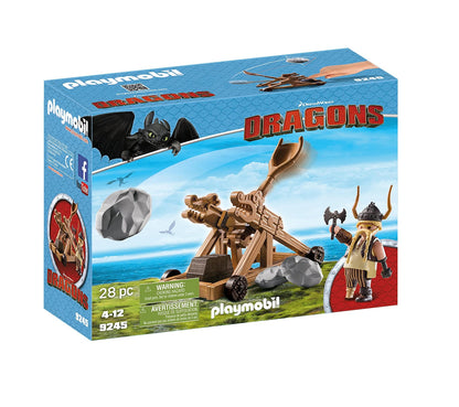 Dragons - Gobber with Catapult 9245