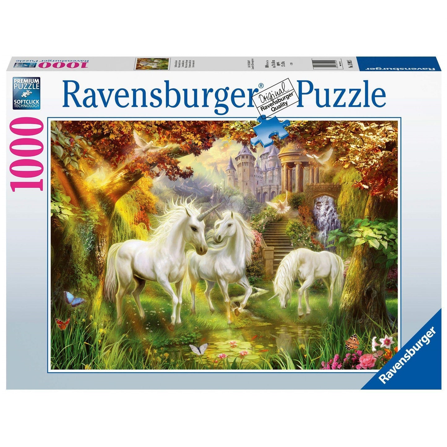 1000 pc Puzzle - Unicorns in the Forest