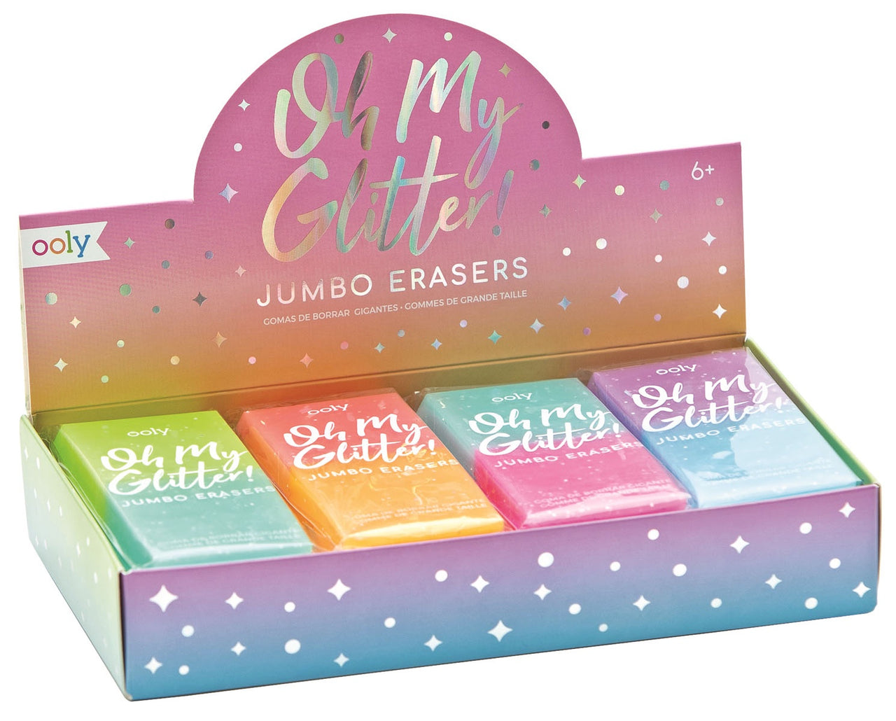 Oh My Glitter Jumbo Eraser