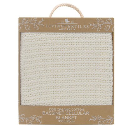 Organic Cradle/Bassinet Cellular Blanket